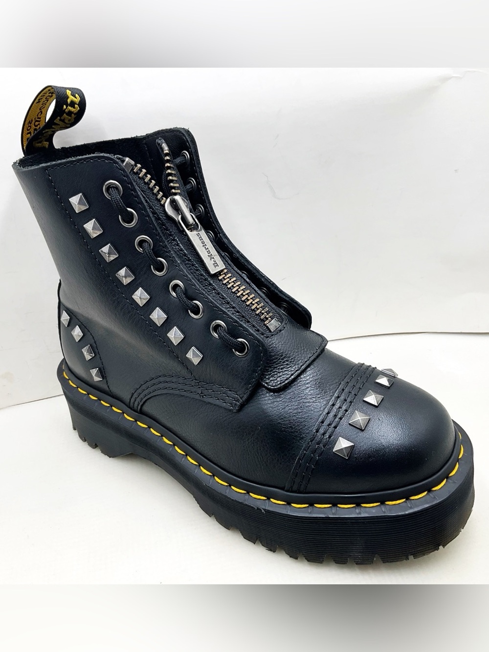{Dr. Martens} Sinclair Studded Zip Combat Boots - Picture 7 of 16